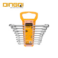 Набор инструментов для комбинированных гаечных ключей высокого качества DingQi, 9 шт.
